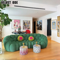 Fauteuil de lecture ludique en tissu texturé, design nid d'abeille, avec support en maille, fluorescent, pour showroom, style bulle original