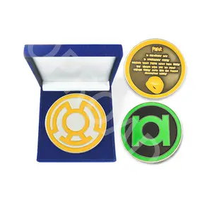 Nhà Cung Cấp Trung Quốc Làm Cho Của Riêng Bạn Chất Lượng Tốt Hai Bên Chết Đúc Máy Challenge Coin