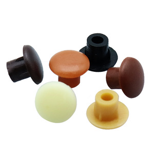 Bouchon en plastique à clipser pour trou de 5 mm, rond, pour tiroir de meuble, couvercle décoratif, durable, anti-vol, bouchon de porte - Product Image 5