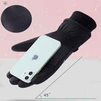 Temps froid réglable crochet et boucle conception étanche neige pas cher thermique gants de Ski ou hommes ski cyclisme Sports de plein air