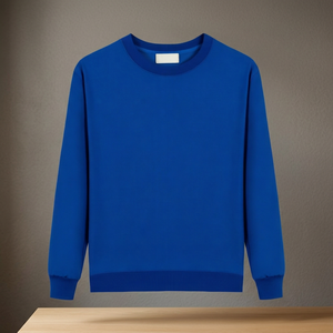 Sweat-shirt à capuche pour homme, en coton et polyester, col rond, uni, brodé, pour l'hiver - Product Image 3