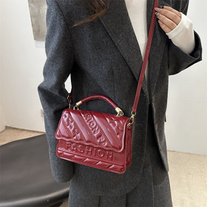 Nuova Borsa a Tracolla Monospalla 2025 dal <span class=keywords><strong>Design</strong></span> Elegante <span class=keywords><strong>e</strong></span> alla <span class=keywords><strong>Moda</strong></span>, Stile Occidentale, Tinta Unita, Fresca <span class=keywords><strong>e</strong></span> Portatile, con Texture Distintiva - Product Image 2