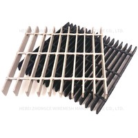 Grille de circulation en treillis soudé ultra-résistant en acier galvanisé pour eaux pluviales, certifiée ISO9001/CE, soudée