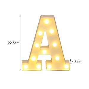 Lettres lumineuses LED avec des chiffres anglais pour anniversaire, proposition, amour, <span class=keywords><strong>surprise</strong></span> romantique, décoration - Product Image 5