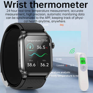 Montre connectée 2,13 pouces avec moniteur de fréquence cardiaque ECG PPG, montre connectée avec suivi du rythme cardiaque et de la <span class=keywords><strong>pression</strong></span> <span class=keywords><strong>artérielle</strong></span> - Product Image 5