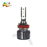 Nouvelles ampoules de remplacement universelles pour phares de voiture à LED haute intensité H1 H4 H7 H11 9005 9012 25W 6500K 12V 2600Lm