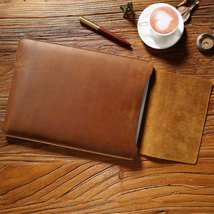 AIGUONIU nuovo stile Vintage in vera pelle di vacchetta custodia custodia custodia per Laptop 12 \ "13 \" <span class=keywords><strong>14</strong></span> \ "<span class=keywords><strong>Macbook</strong></span> <span class=keywords><strong>Pro</strong></span> Sleeve - Product Image 4