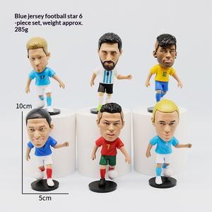 Juguetes de Fútbol de 3.5 Pulgadas con <span class=keywords><strong>Base</strong></span>, Figuras de Jugadores de Fútbol de <span class=keywords><strong>Liverpool</strong></span> para Ronaldo, Roma, Adornos Deportivos de PVC, Muñecos Estrella, 8 Piezas/Juego - Product Image 2