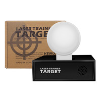 Cible de tir laser électronique Luger, cible d'entraînement laser réactive avec son et lumière pour la pratique