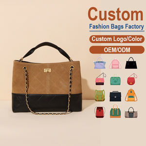 Bolso Tote Color Block con Diseño Acolchado Mate, Bolso Retro Premium con Cadena para Hombro/Axila, Procesamiento ODM - Product Image 1