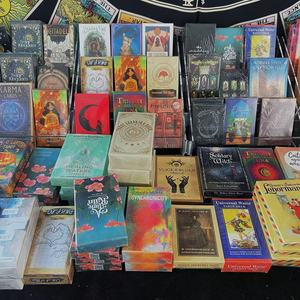 Cartas de Tarot Más Vendidas, Cartas de Bruja Ángel Doradas y Negras con Bordes Dorados, Mazo de Cartas de Oráculo con Bolsas de Terciopelo y Caja Magnética - Product Image 4