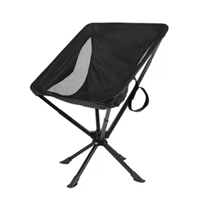 Chaise moderne en aluminium à ouverture rapide pour le camping, pratique, pliante et pivotante, mobilier d'extérieur