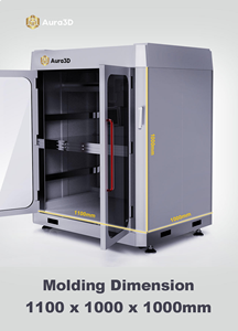 Aura3D A12 <span class=keywords><strong>Impresora</strong></span> industrial FGF 3D de gran tamaño de velocidad rápida para piezas industriales <span class=keywords><strong>Impresora</strong></span> 3D de pellets de moldes - Product Image 2