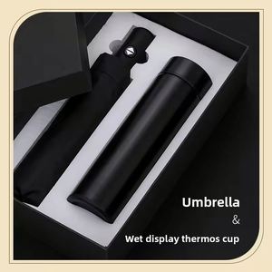Set de Regalo Empresarial Personalizado con Logotipo Impreso, Taza Térmica de Papel, Paraguas y Caja de Regalo para la Inauguración de la Empresa, Evento de Clientes o Recuerdo - Product Image 2