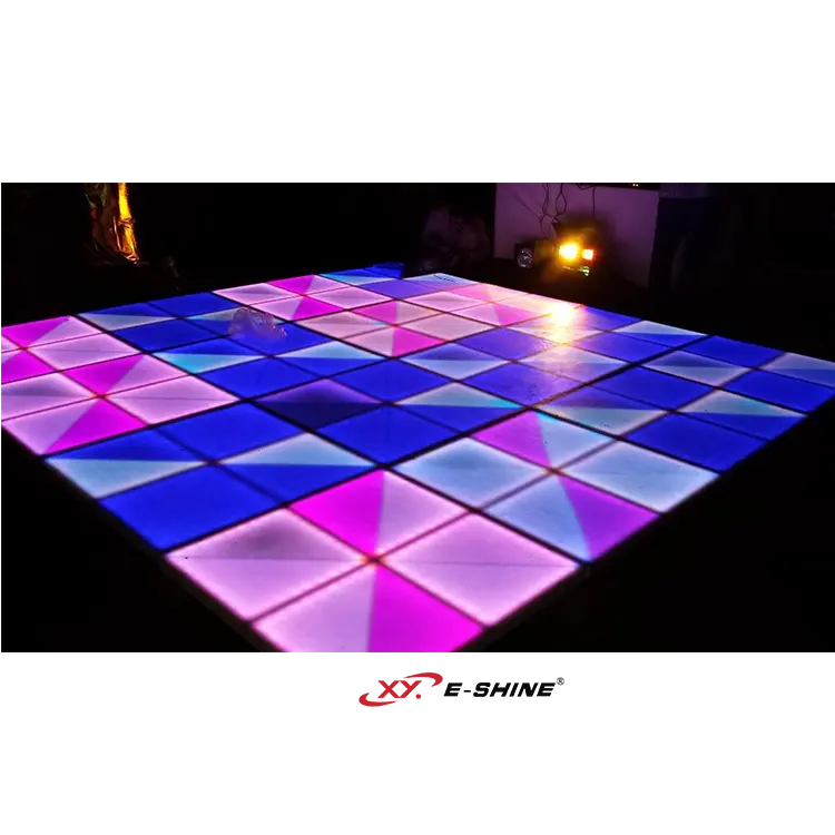 1m*1m*0.1m đầy màu sắc acrylic dẫn sàn nhảy dj chiếu sáng