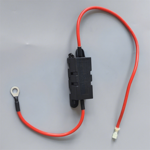 Kabel Baterai Kustom 6mm² 10kv dengan Fuse Holder 02981001ZXT Littlefuse Mega 298125 untuk Pengontrol Pengisian Arus Tinggi - Product Image 3