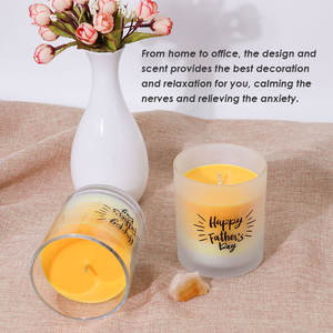 C & H Velas de vidrio personalizadas Etiqueta privada perfumada Regalos del Día del <span class=keywords><strong>Padre</strong></span> Velas perfumadas Juegos de <span class=keywords><strong>regalo</strong></span> Difusores de lujo - Product Image 3