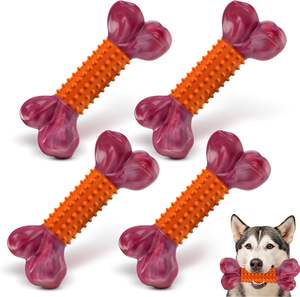 Jouets à mâcher interactifs écologiques pour chiens, mignons et en forme <span class=keywords><strong>de</strong></span> dessin animé - Distributeurs <span class=keywords><strong>de</strong></span> nourriture lente en plastique durable pour chiens agressifs et grands chiens - Product Image 1