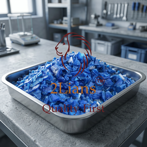 2Lians HDPE Regrind Recycled Blue 2025193LD 25 Tons MOQ Japan Bag Packed for Recycling Use - Product Image 3