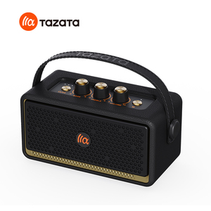 TAZATA Harmony I <b>Retro</b> <b>Speaker</b> Bluetooth V5.4 with tuning knob for bass and treble 10 hours playing - Product Image 1