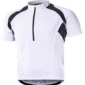Wholesale Breathable Quick Dry Half Zip Men's <b>Cycling</b> Jersey - Product Image 1