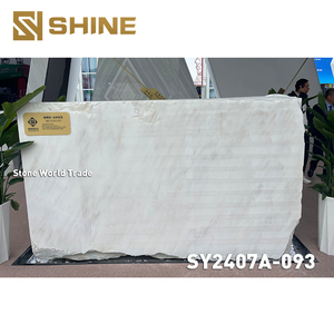 Cantera propia de mármol de bloque blanco natural de China <span class=keywords><strong>y</strong></span> certificado SGS pulido de nueva cantera - Product Image 1