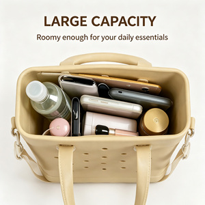 Bolsa de Mano Personalizada Moderna, Suave, Duradera, Ligera y Ecológica de EVA, Impermeable, para la Playa, con Logotipo de Frutas, Gran Capacidad - Product Image 3