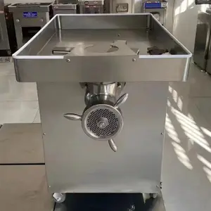 Moedor comercial de carne crua para salsichas e salsichas, grande máquina comercial de carne congelada fresca, 5 anos de garantia