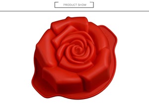 Beautiful Rose Shape Home Baking Pan Mold Cake DIY <b>Silicone</b> Cake <b>Tool</b> Mold fondant <b>silicone</b> mold chocolate bar mold decorative s - Product Image 3