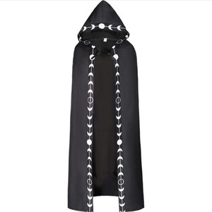 Cape à capuche en gros, cape médiévale Renaissance, grande cape, châle, costumes de cosplay d'Halloween, costumes de film et de télévision - Product Image 4