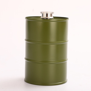Vente en gros d'accessoires de bar Gadgets Cadeaux de <span class=keywords><strong>mariage</strong></span> pour invités Tambour à huile Whisky Hip Flask 25Oz - Product Image 3