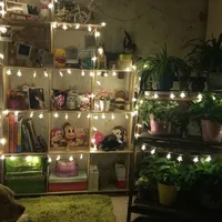 2.5m Étoile Lumière de Chaîne Décorative Maison Fête LED Lune Fenêtres Décoration Étoile En Forme De Cordes Lumières De Rideau De Noël