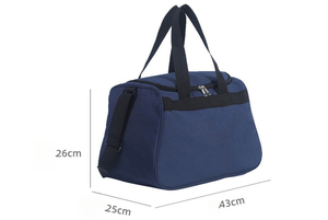 Grand sac de sport Oxford à fermeture éclair pour femmes et hommes - Sac de voyage pour le yoga, le basketball et l'entraînement - Logo personnalisé disponible - Product Image 2