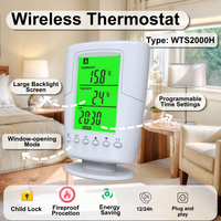 Termostato Inteligente Digital Electrónico para el Hogar, de Buena Calidad, para Dispositivos de Calefacción y Refrigeración