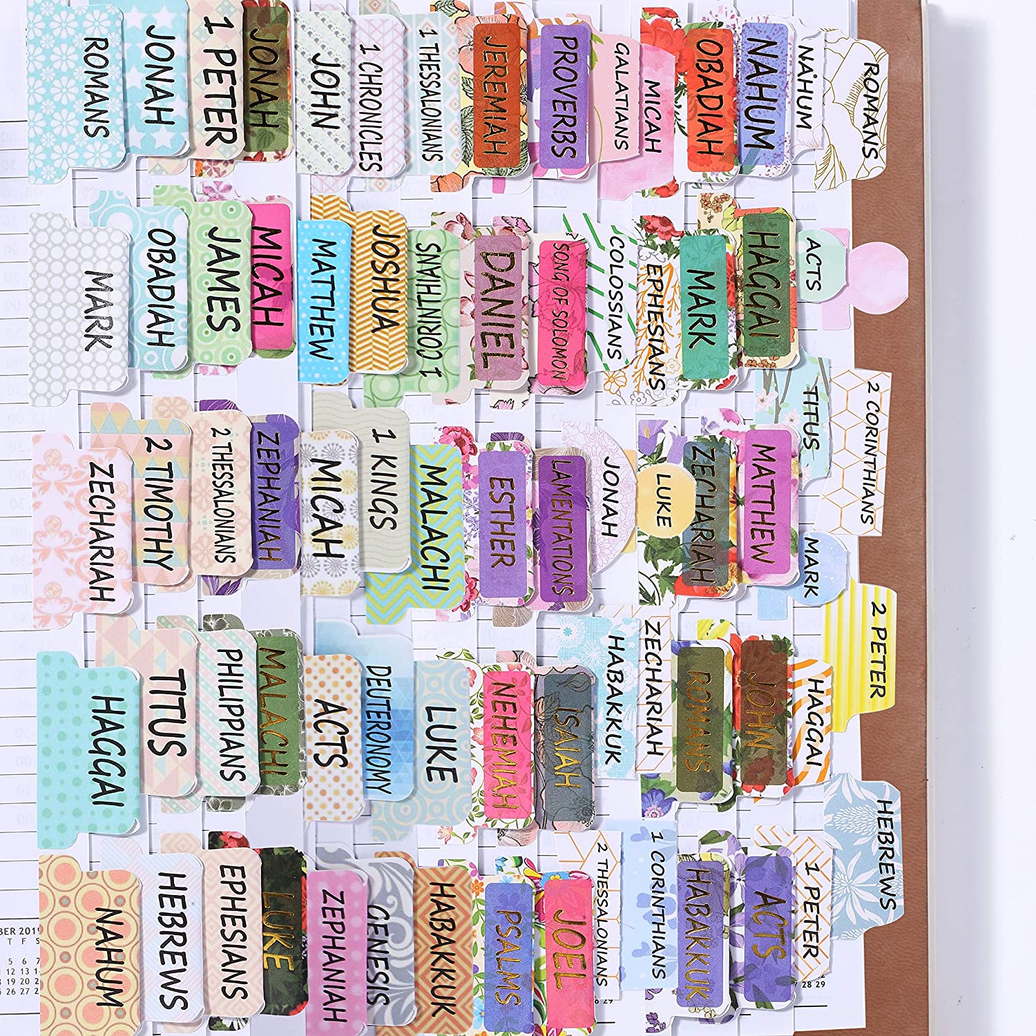 Laminated Bible Index Tabs - Perfect for Easy Bible Journaling laminated-bible-index-tabs-perfect-for-easy-bible-journaling