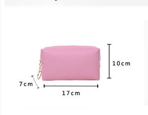 Üretici toptan makyaj organizatör için pratik taşınabilir kozmetik seyahat çantası fermuar kapatma kadınlar için özel Logo şeker - Product Image 6