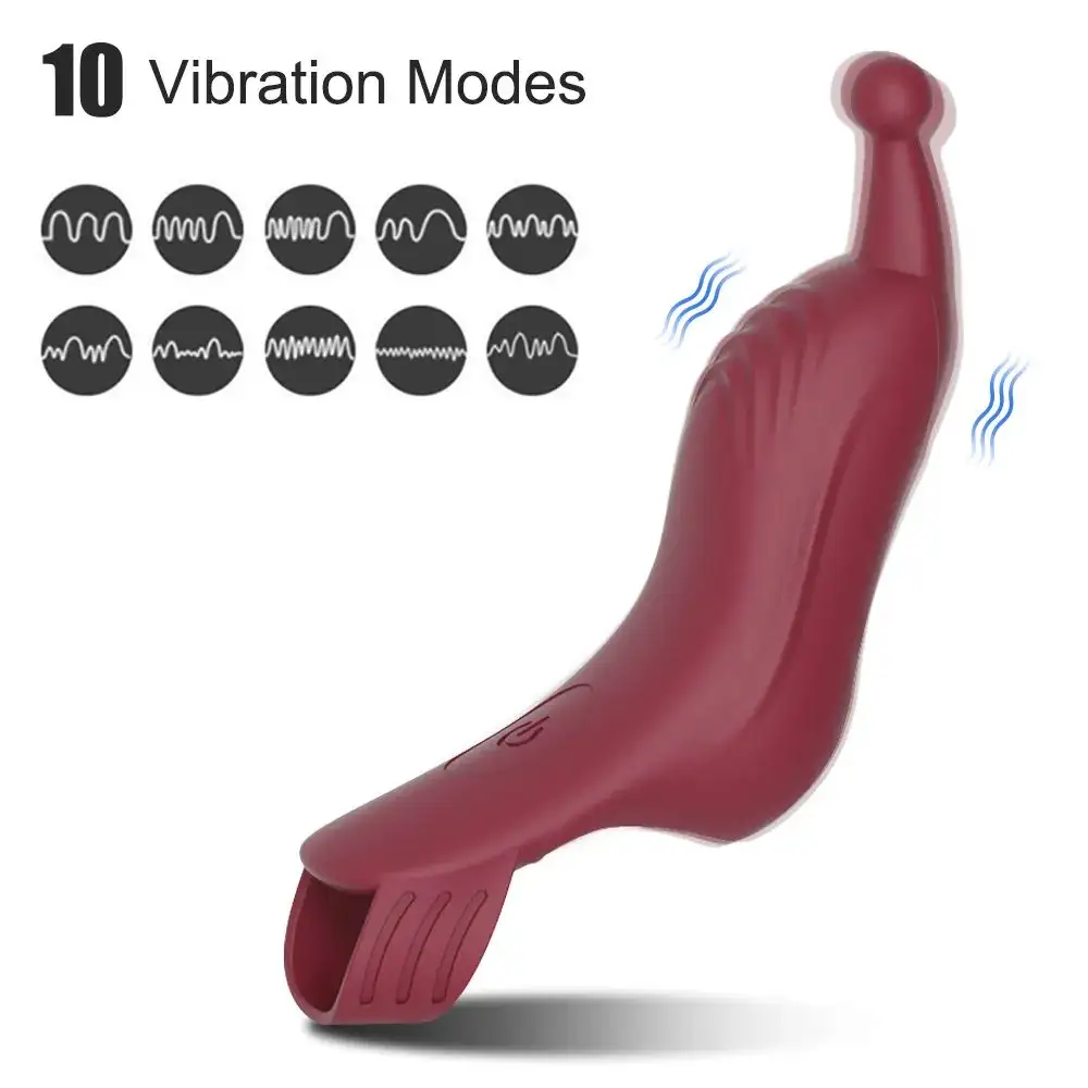 Vibromasseur à manche en Silicone pour femme, stimulateur de Clitoris et d'orgasme du point G, produits pour adultes