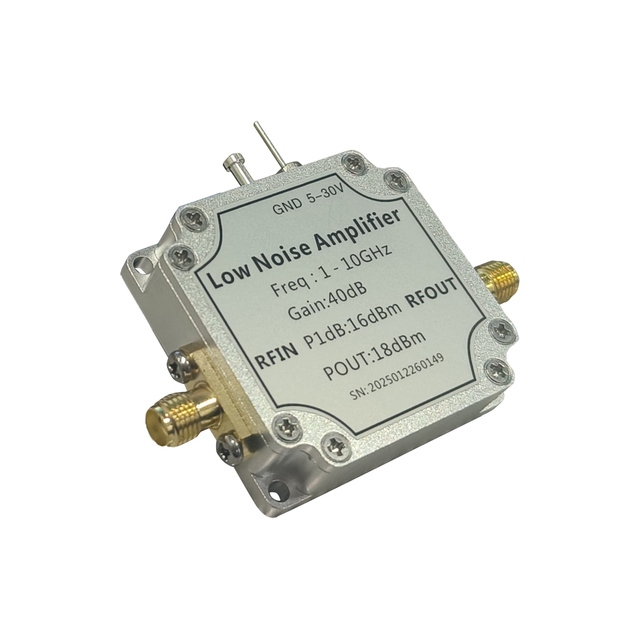 Easyboost P/NZL110G 5.8GHz 40dB Broadband LNA High Gain Low Noise RF Receiver Frontends Aluminum Alloy Case 5V Communication