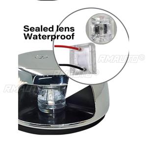 Feux de signalisation de navigation LED, feux de bateau rouges et verts, feux de navigation marine pour yacht, acier inoxydable 12VDC - Product Image 6