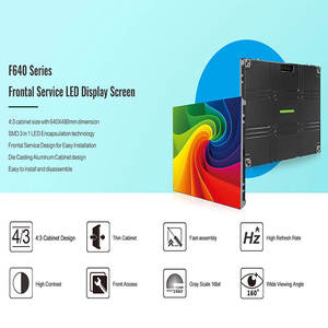 Pantalla LED P1.5, pared de vídeo de pantalla LED de empalme sin costuras para interiores para eventos políticos y sistemas de megafonía - Product Image 4