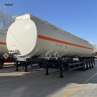 Semi-remorque citerne à carburant super robuste à 3 essieux de 50 m³, camion de transport de liquides et d'huile de 50 000 litres avec essieux Fuwa et valve Wabco