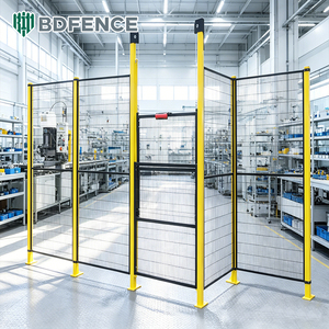 Clôture de protection anti-corrosion pour machines, structure métallique, configuration flexible pour ligne de production, mur de délimitation personnalisé, étanche - Product Image 2