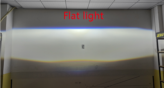 Lente bi-LED de luz plana