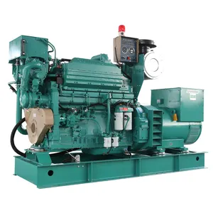 Hoge Efficiëntie 350KW 437.5KVA Power Scheepsmotor Watergekoelde Diesel Generator