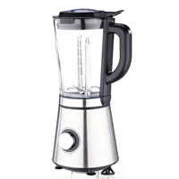 Blender sur socle électrique de cuisine 600W 1000W, puissant blender à jus avec broyeur, hachoir, gobelet, blender à fruits, pot en verre de 1,5L