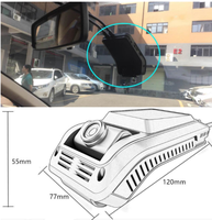 Dash Cam AI 4G 2 Kanal ADAS DSM DVR Mobil dengan Pelacakan GPS untuk Manajemen Armada