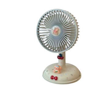 Creative Cute Small Battery Powered Class a Energy Efficient 3-Speed <b>Air</b> <b>Circulation</b> Desk <b>Fan</b> for Car & Dorm Use - Product Image 3