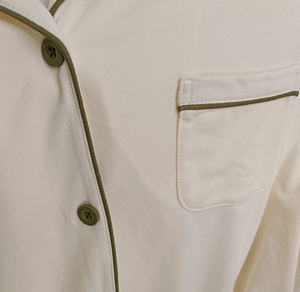 Qualité Offre Spéciale Solide Polyester Modal Manches Longues Pyjamas, Élégant Doux Femmes Respirant Séchage Rapide Chemises De Nuit - Product Image 2