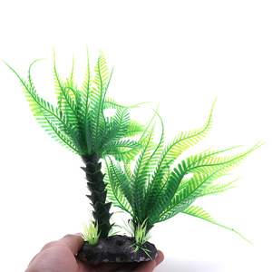 Fish Tank Paysage Décoration Simulation Plantes En Plastique Plantes D'<span class=keywords><strong>eau</strong></span> Simulation Cocotiers - Product Image 1