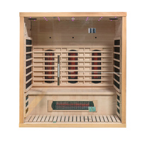 Sauna de Luz Roja de Espectro Completo, de Madera Sólida, OEM/ODM, para 4 Personas, para Apartamentos y Hogares, Relajación